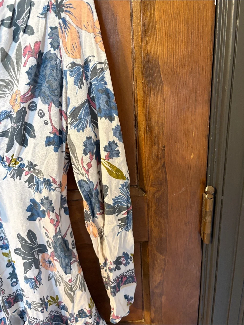 Free People violet hill printed tunic